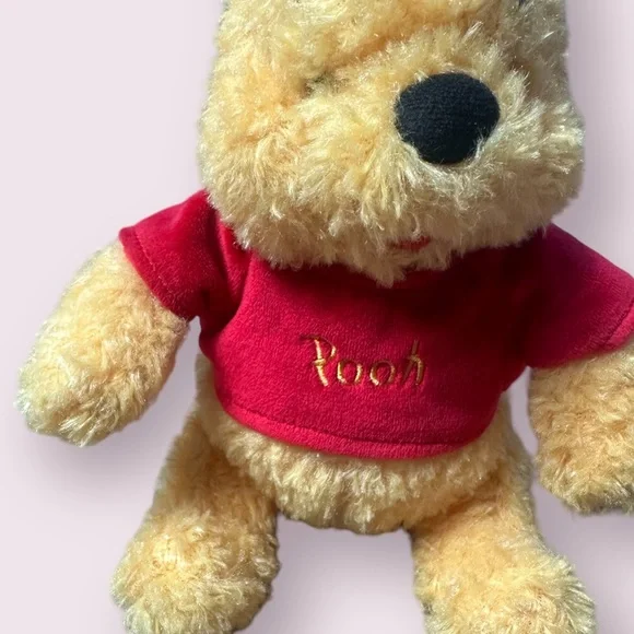 NWT Disney Parks Small Winnie The Pooh Bean Bag Plush Stuffed Animal Toy 10” - Picture 3 of 8